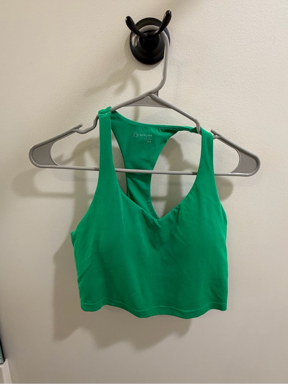 aerie Green Racerback Tank Top